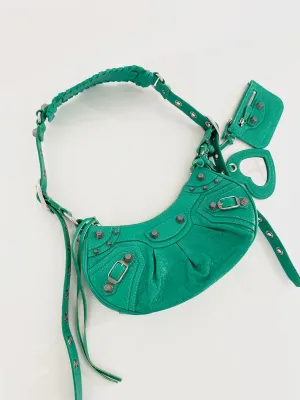 Balenciaga Le Cagole XS Shoulder Bag (Green)