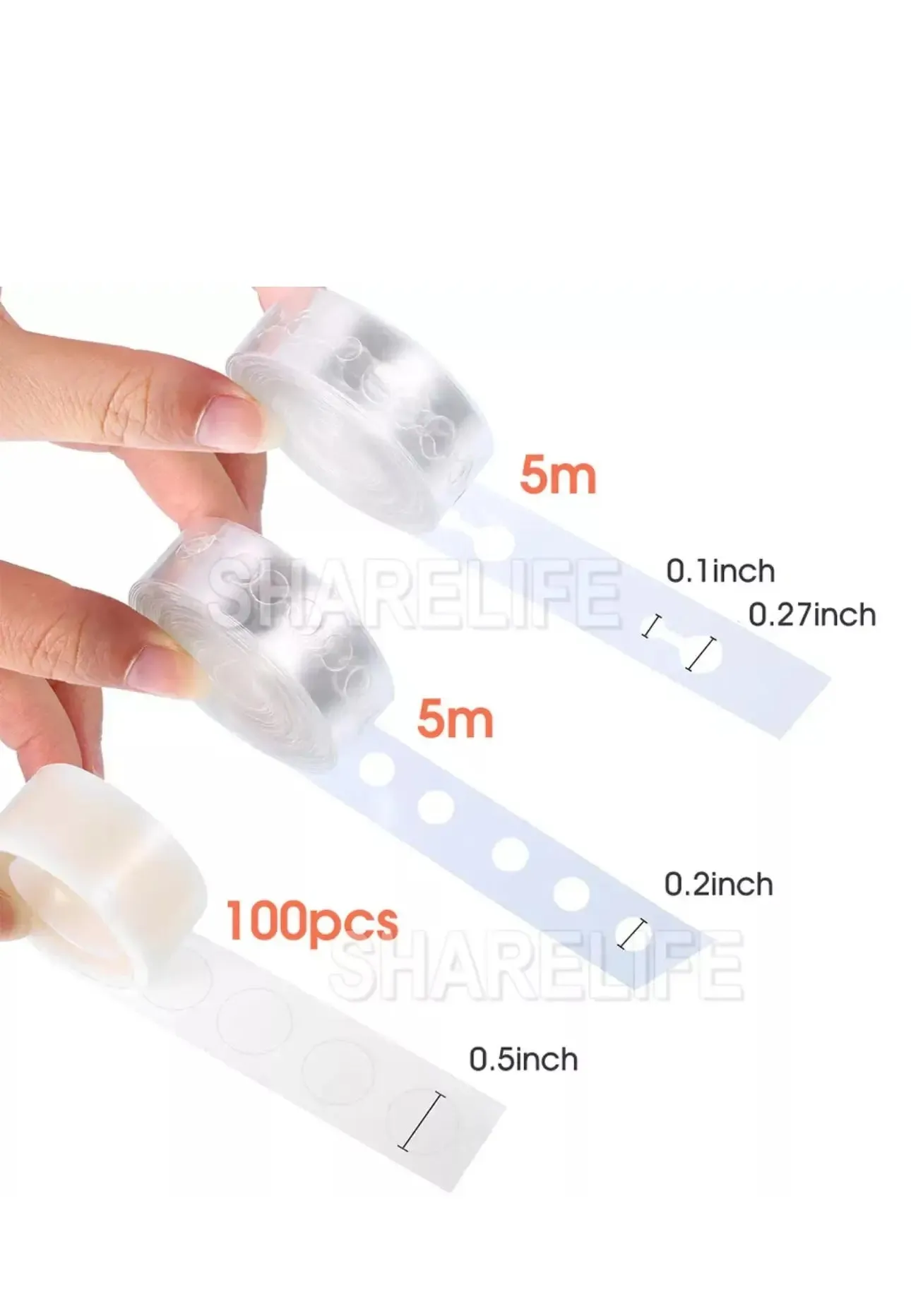 BALLOON CHAIN GARLAND & ARCH DECORATING SINGLE STRIP RIBBON