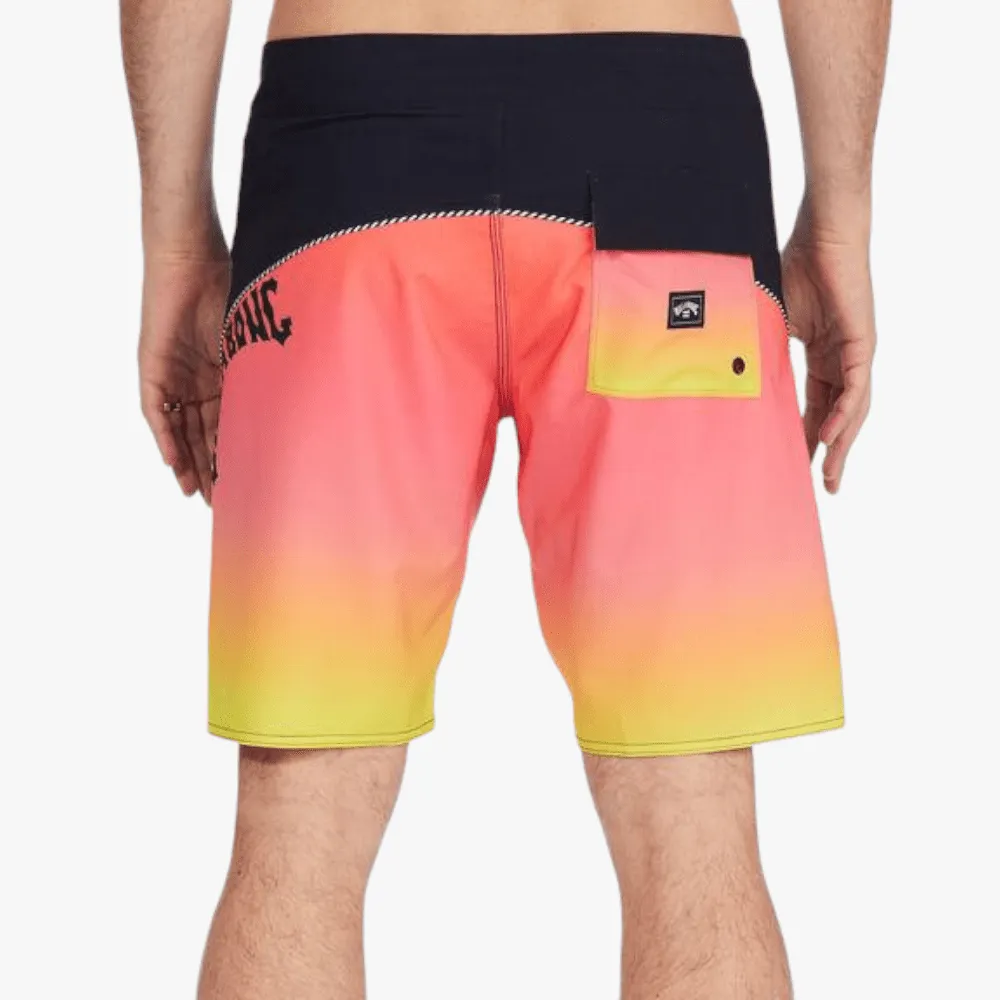 Billabong Mens Arch Pro Boardshorts Neon Red