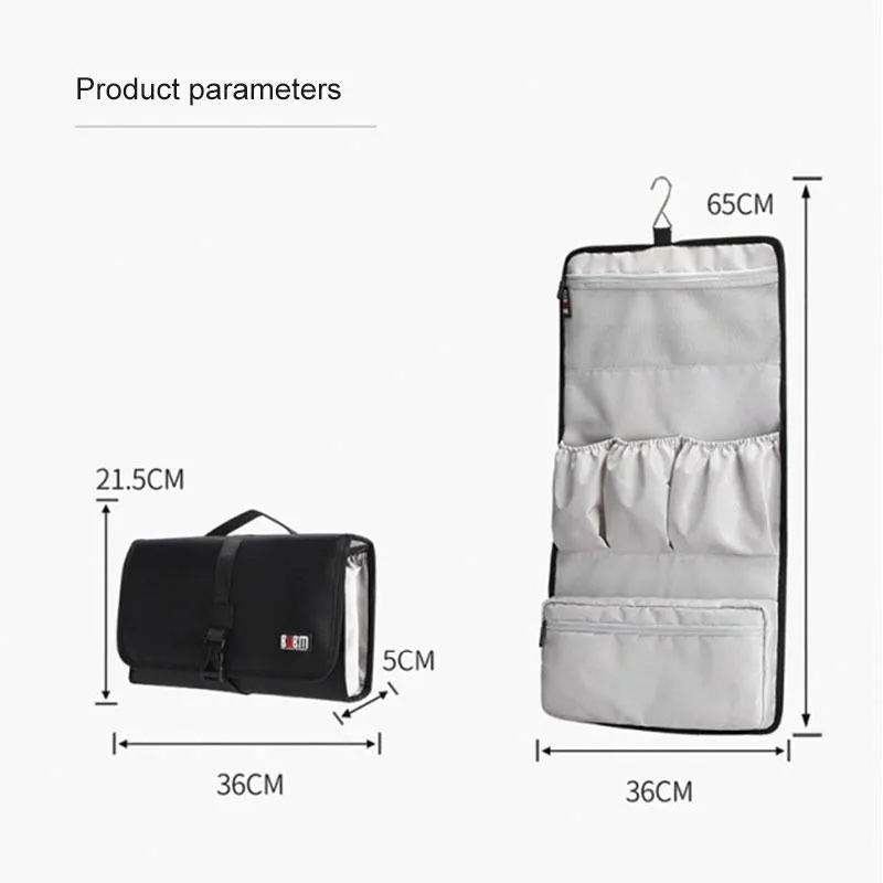 Black Nylon Hanging Storage Bag for Portable Dyson Hair Curler