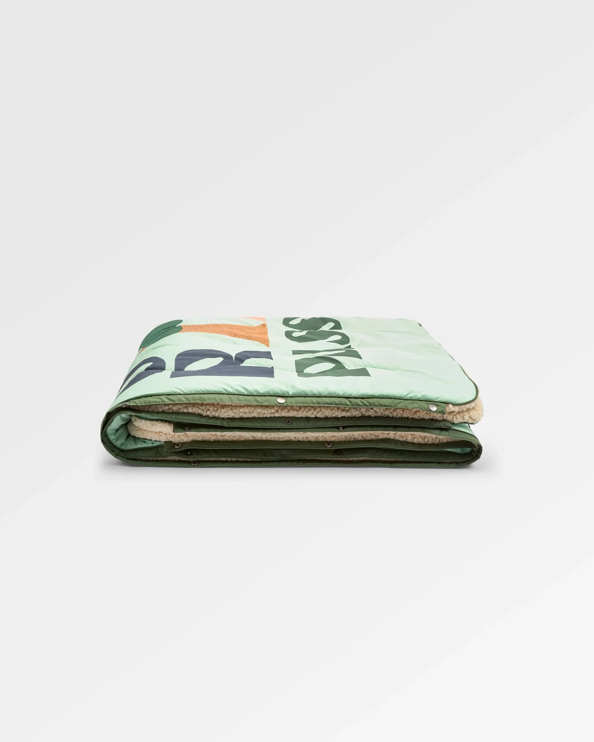 Cabin Recycled Sherpa Blanket - Spearmint