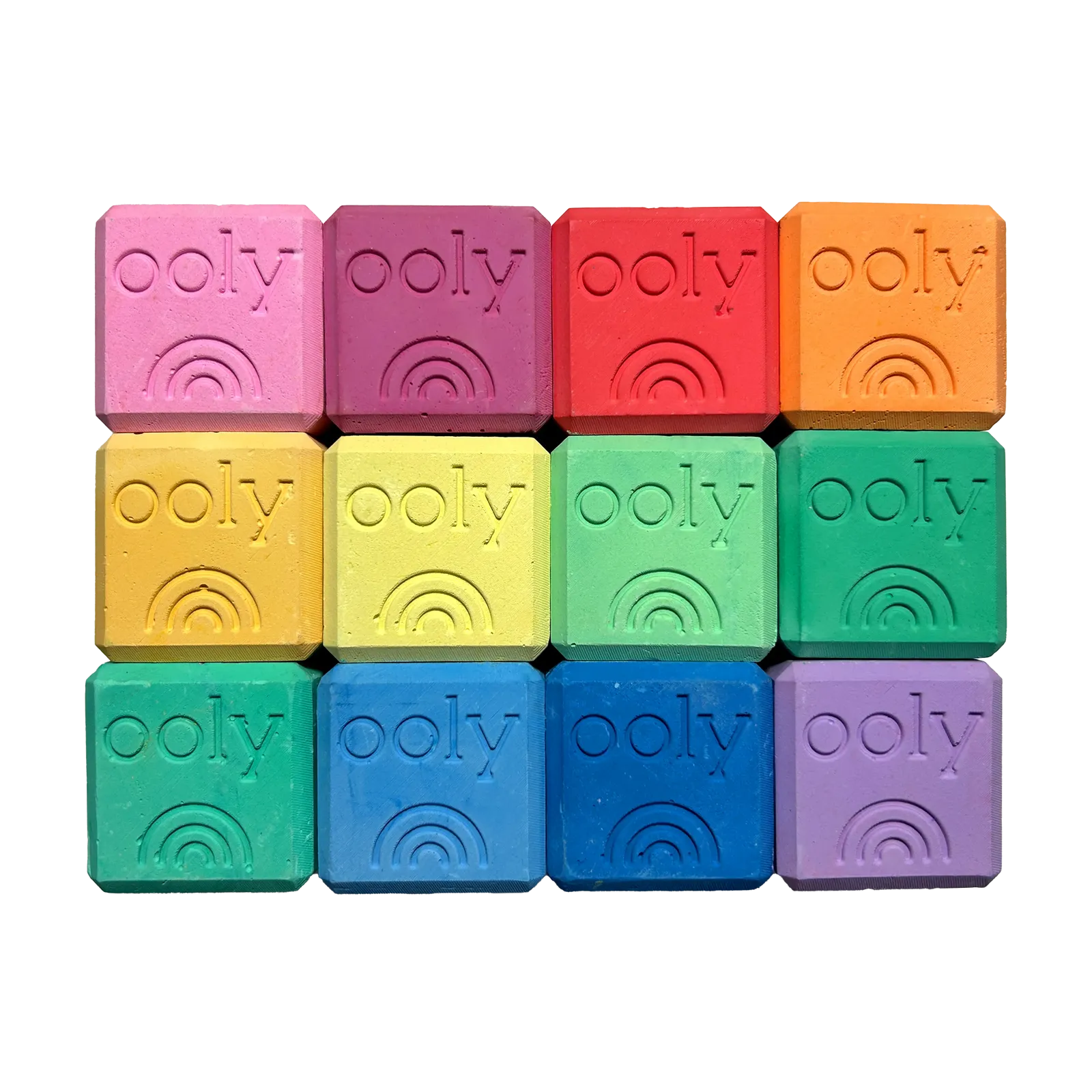 Chalk-O-Rama Block Sidewalk Chalk - Set of 12 by OOLY