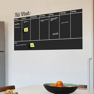 Chalkboard Wall Sticker <br> Weekly Planner