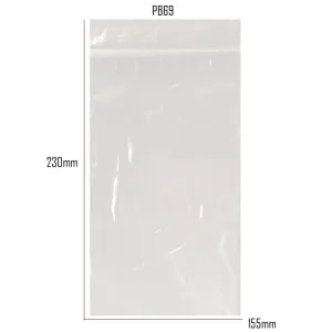 Grip Bag 100pc 155x230mm