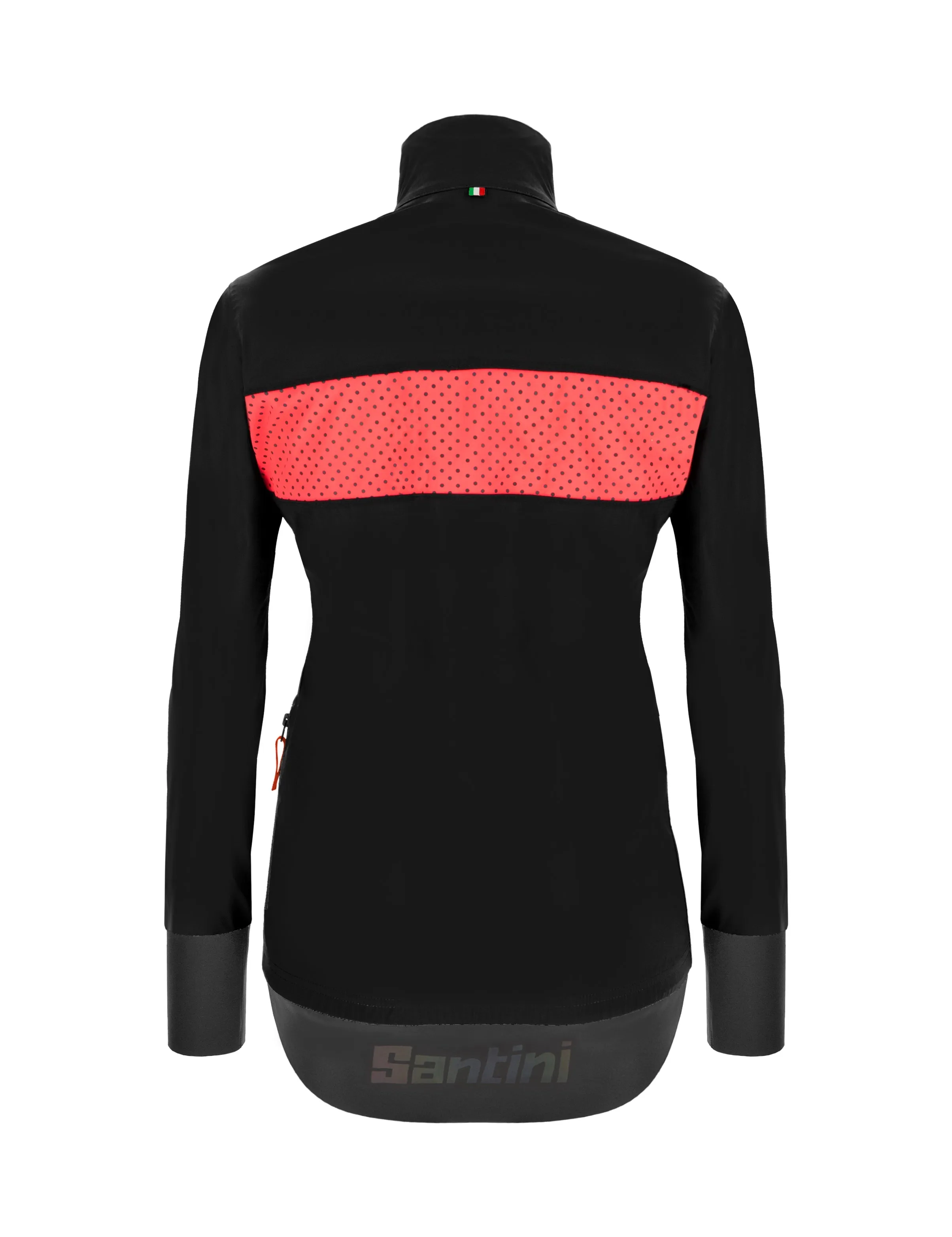 GUARD MERCURIO - Cycling RAIN JACKET Black / Pink by Santini