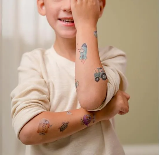 Little Dutch Temporary Tattoos – Jim & Friends