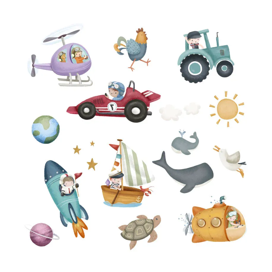 Little Dutch Temporary Tattoos – Jim & Friends