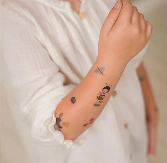 Little Dutch Temporary Tattoos – Rosa & Friends