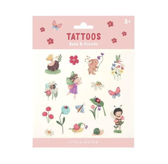 Little Dutch Temporary Tattoos – Rosa & Friends