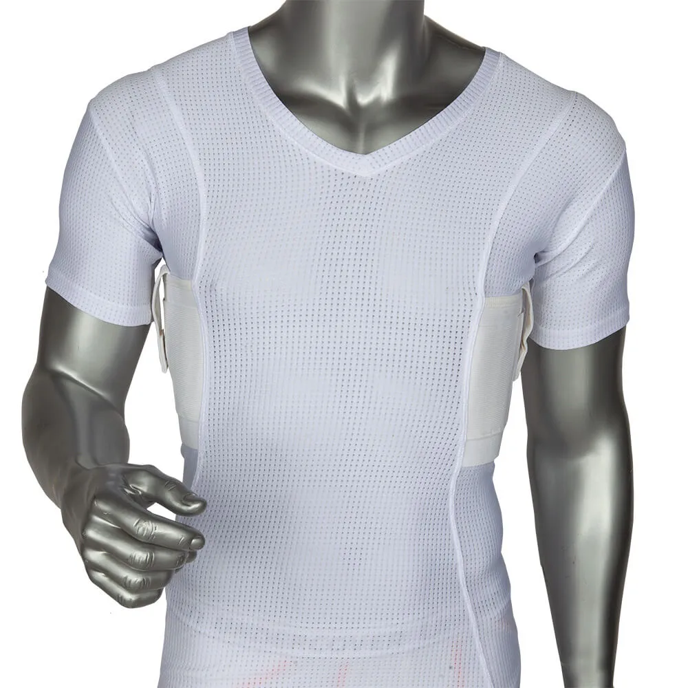 Mens Gen 1 Coolux V-Neck T-Shirt for Concealed Carry - Advanced Comfort Design