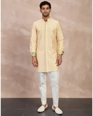 Mustard Yellow Maze Foe Kurta Set