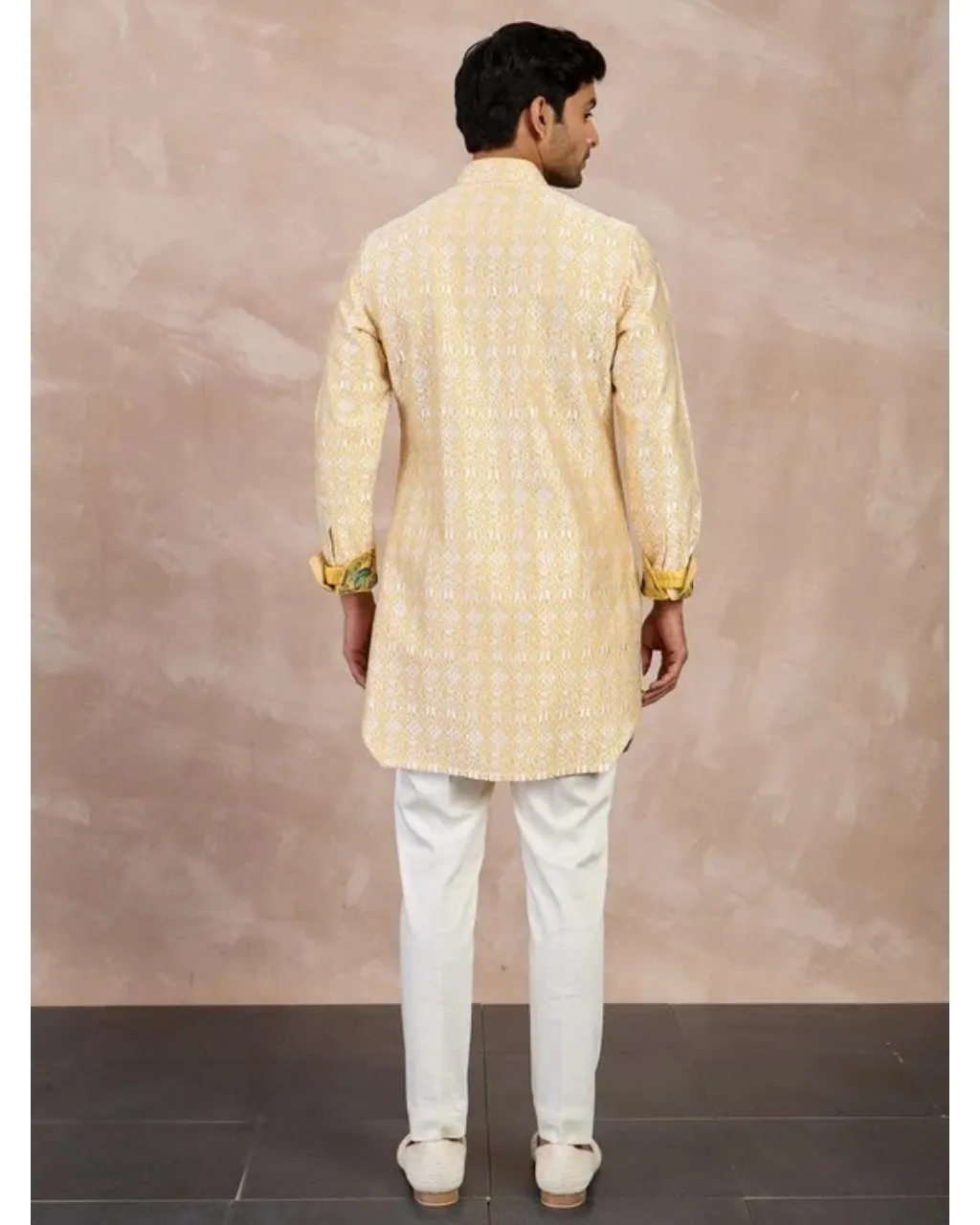 Mustard Yellow Maze Foe Kurta Set