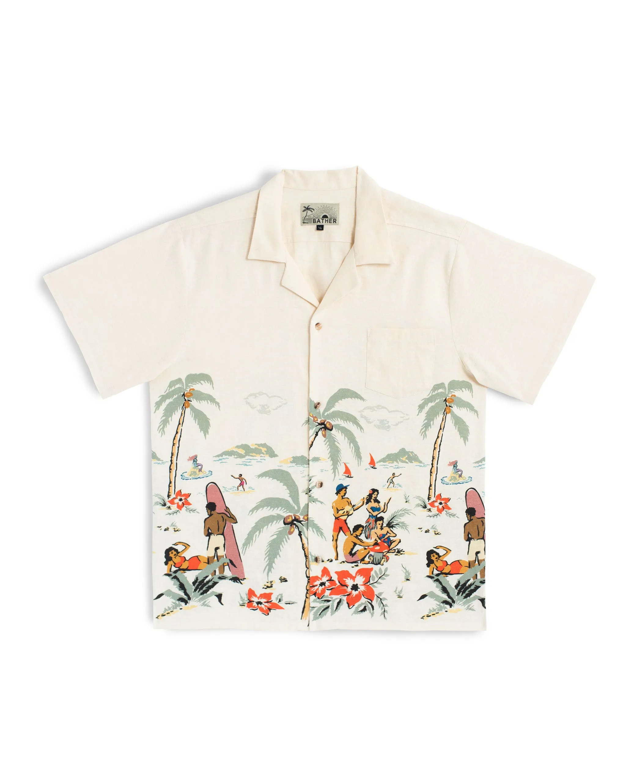 Natural Trippin' Beach Camp Shirt
