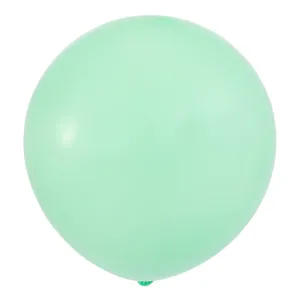 Pastel Mint 18" Matte Large Round Latex Balloons | 10 pcs