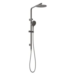 Phoenix Oxley Twin Shower - Brushed Carbon