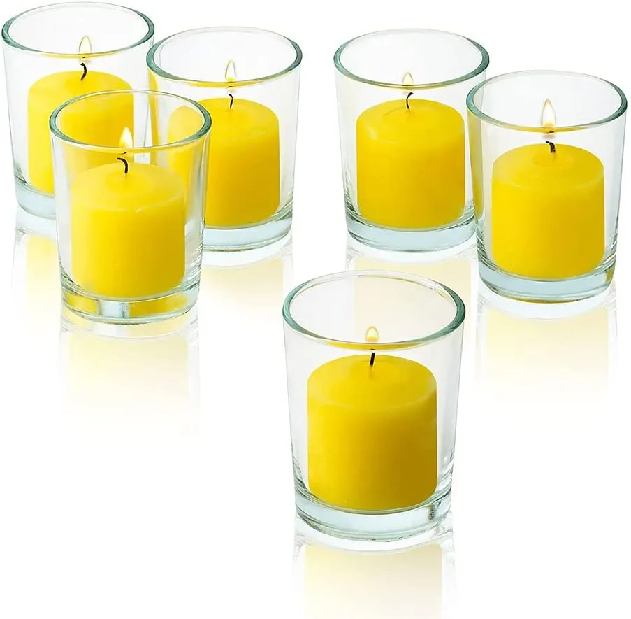 Set of 72 Votive Citronella Candles - Summer Scented Candles