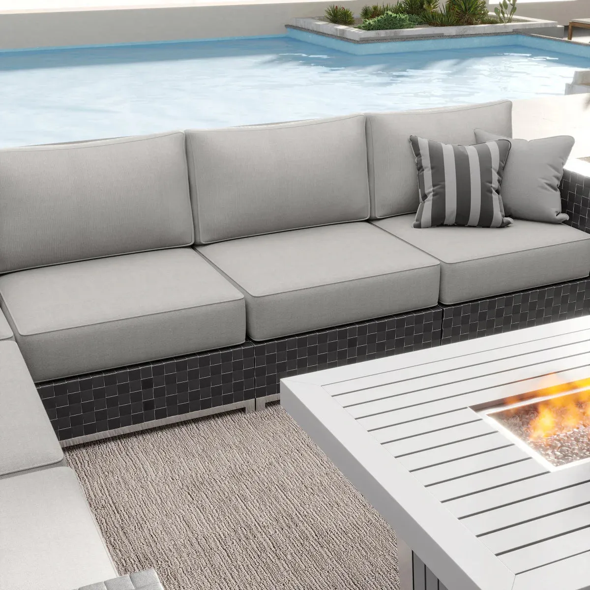 Sirio Soho 10-piece Fire Outdoor Seating Set