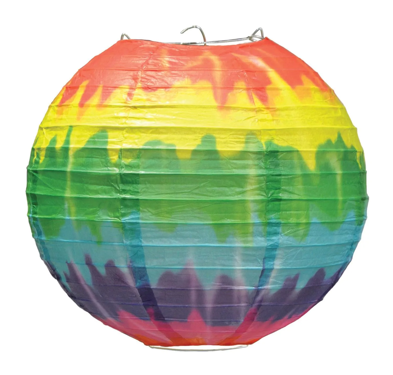 Tie-Dyed Party Paper Lanterns (3 per Package)