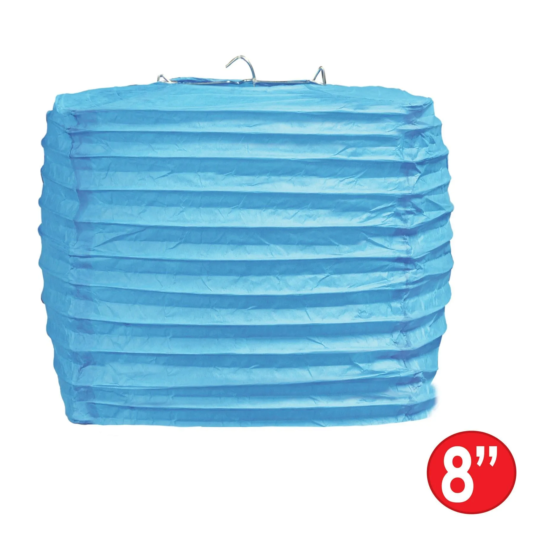 Turquoise Party Square Paper Lanterns (2 per Package)