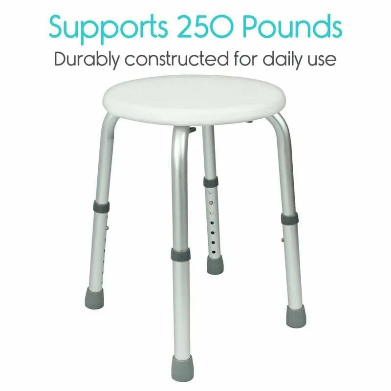Vive Health Shower Stool - White