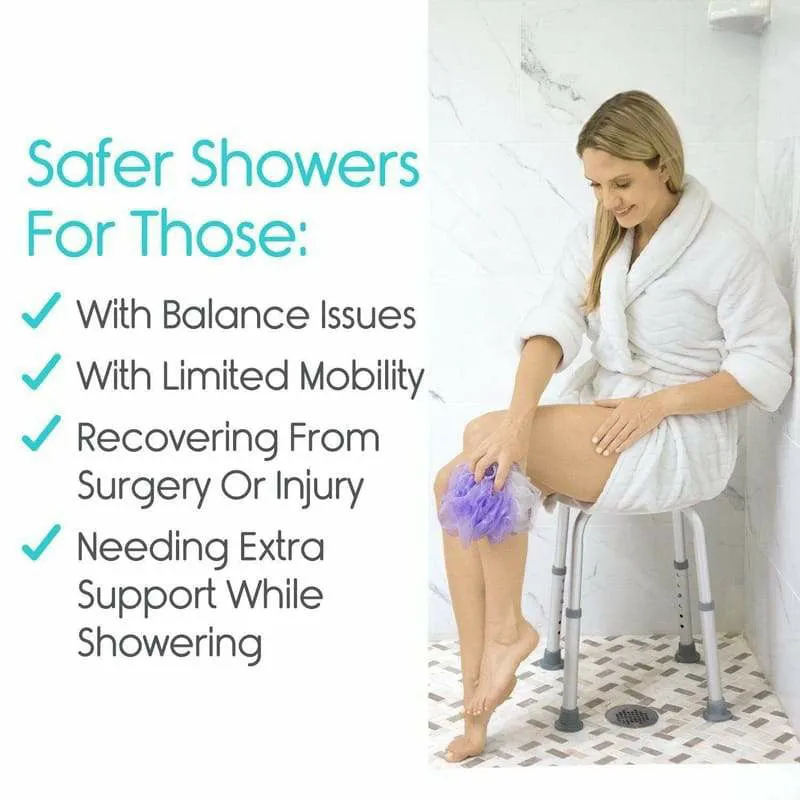 Vive Health Shower Stool - White