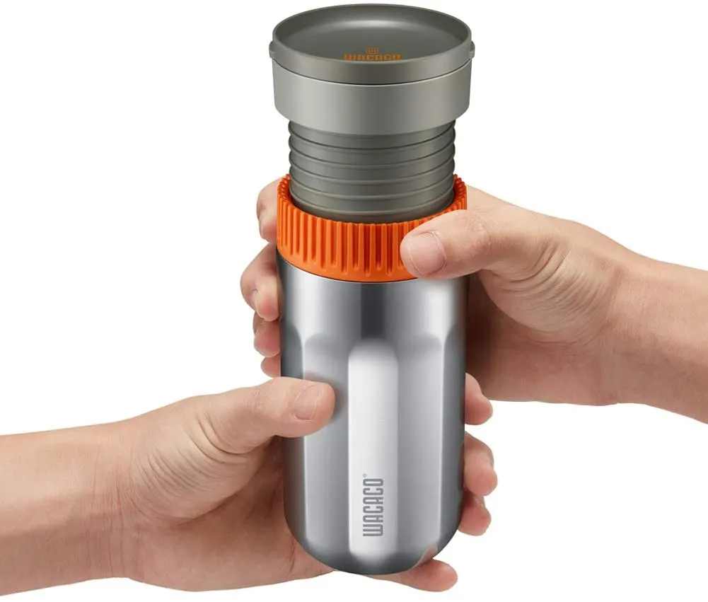 WACACO Pipamoka All-in-one Vacuum Pressured Portable Coffee Maker - Stainless Steel
